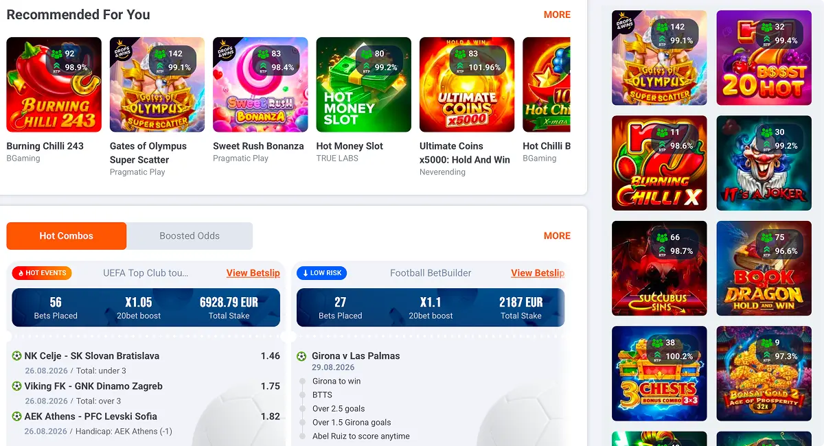 20Bet Spil